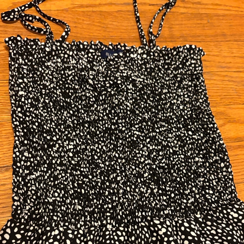 Blue Life Black and White Patterned Jumpsuit - Picture 3 of 5